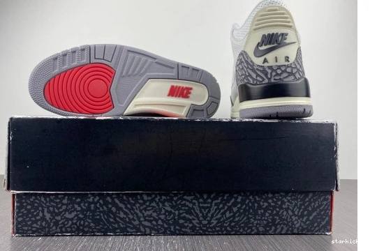 3 White DN3707-100 Retro DN3707-100 Jordan Reimagined Cement 0724